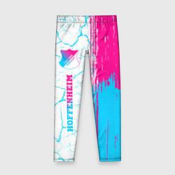 Детские легинсы Hoffenheim neon gradient style по-вертикали