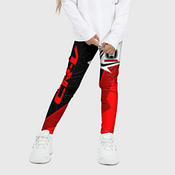 Леггинсы для девочки Honda CR-V - sport uniform, цвет: 3D-принт — фото 2