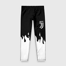 Леггинсы для девочки Juventus fire, цвет: 3D-принт