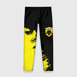 Детские легинсы AEK sport color yellow