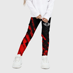 Леггинсы для девочки Mini sport grunge, цвет: 3D-принт — фото 2