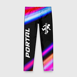 Детские легинсы Portal fast light neon stripes