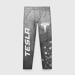 Детские легинсы Tesla - grey gradient вертикально