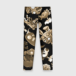 Детские легинсы Растения против зомби в бежевом цвете