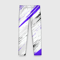 Леггинсы для девочки Sports items, цвет: 3D-принт