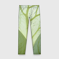 Детские легинсы Макро съемка листа