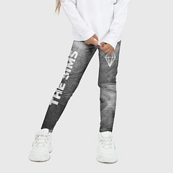 Леггинсы для девочки The Sims - grey gradient вертикально, цвет: 3D-принт — фото 2