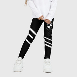 Леггинсы для девочки BMW geometry line, цвет: 3D-принт — фото 2