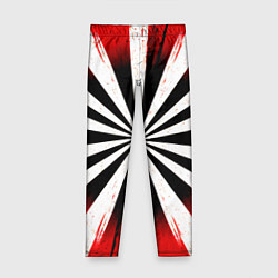 Детские легинсы Мишень красно-белая
