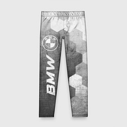 Леггинсы для девочки BMW - grey gradient по-вертикали, цвет: 3D-принт
