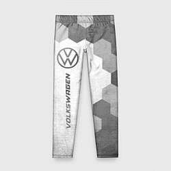 Леггинсы для девочки Volkswagen - white gradient по-вертикали, цвет: 3D-принт