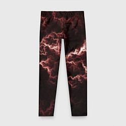 Детские легинсы Lightning red