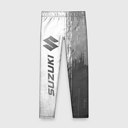 Леггинсы для девочки Suzuki - white gradient по-вертикали, цвет: 3D-принт