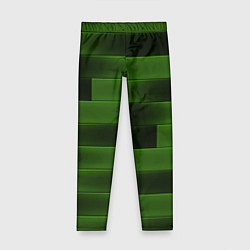 Леггинсы для девочки The color is green brick, цвет: 3D-принт