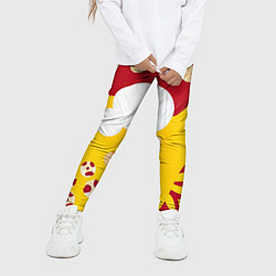 Леггинсы для девочки Анималистичный паттерн, цвет: 3D-принт — фото 2