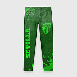 Леггинсы для девочки Sevilla - green gradient вертикально, цвет: 3D-принт