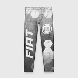 Леггинсы для девочки Fiat - grey gradient вертикально, цвет: 3D-принт