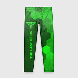 Леггинсы для девочки The Last Of Us - green gradient по-вертикали, цвет: 3D-принт