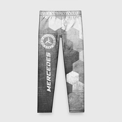 Детские легинсы Mercedes - grey gradient по-вертикали