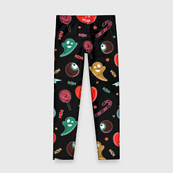 Детские легинсы Halloween red pumpkin