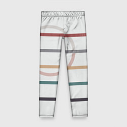 Детские легинсы Stripes and circle