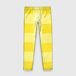 Детские легинсы Солнечный желтый тартан