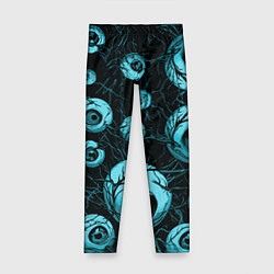 Леггинсы для девочки Синие глаза, цвет: 3D-принт