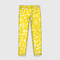 Леггинсы для девочки Лимонный камуфляж, цвет: 3D-принт