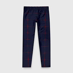 Леггинсы для девочки Color dark blue red crosses, цвет: 3D-принт