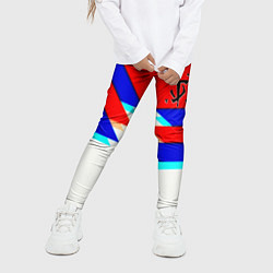 Леггинсы для девочки Doom geometry cyber sport, цвет: 3D-принт — фото 2