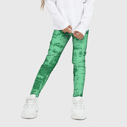 Леггинсы для девочки Текстура с потертостями, цвет: 3D-принт — фото 2