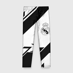 Леггинсы для девочки Real Madrid geometry, цвет: 3D-принт