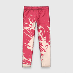 Леггинсы для девочки Бежевый взрыв на розовом, цвет: 3D-принт