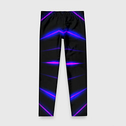Леггинсы для девочки Color black neon, цвет: 3D-принт