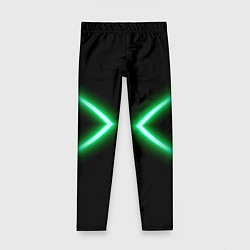 Детские легинсы Neon green lines