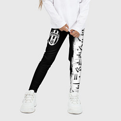 Леггинсы для девочки Ювентус символы гейм, цвет: 3D-принт — фото 2