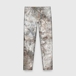 Леггинсы для девочки Абстракция - gray limestone, цвет: 3D-принт