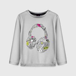 Лонгслив детский Музыка улиц, цвет: 3D-принт