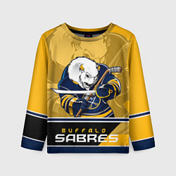 Лонгслив детский Buffalo Sabres, цвет: 3D-принт