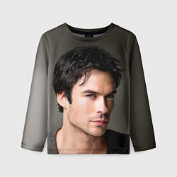 Лонгслив детский Ian Somerhalder, цвет: 3D-принт