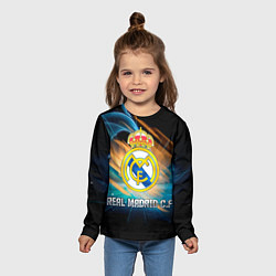 Лонгслив детский Real Madrid, цвет: 3D-принт — фото 2