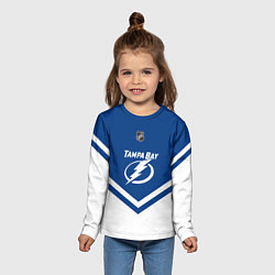 Лонгслив детский NHL: Tampa Bay Lightning, цвет: 3D-принт — фото 2