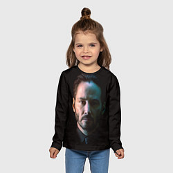 Лонгслив детский Киану Ривз, цвет: 3D-принт — фото 2