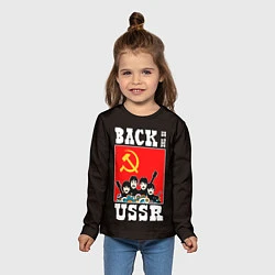 Лонгслив детский Back In The USSR, цвет: 3D-принт — фото 2