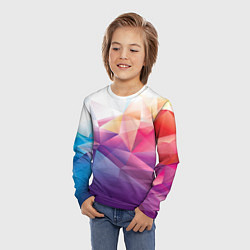 Лонгслив детский Абстракция, цвет: 3D-принт — фото 2