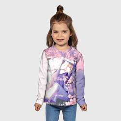 Лонгслив детский Тетрадь дружбы Нацумэ, цвет: 3D-принт — фото 2