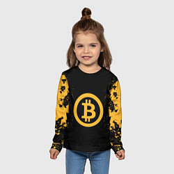 Лонгслив детский Bitcoin Master, цвет: 3D-принт — фото 2