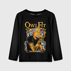 Детский лонгслив Owl Fit