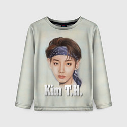 Лонгслив детский BTS Kim T.H., цвет: 3D-принт