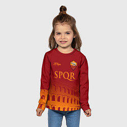 Лонгслив детский Рома клуб, цвет: 3D-принт — фото 2
